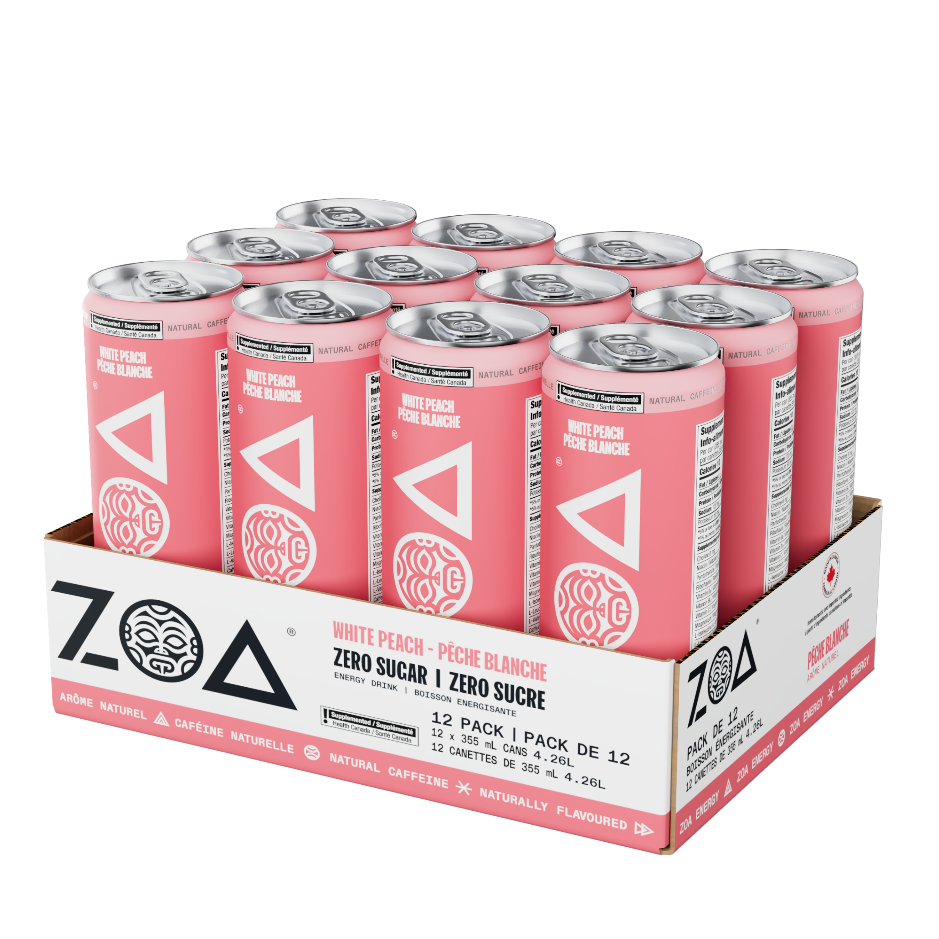 ZOA Pêche Blanche 12oz