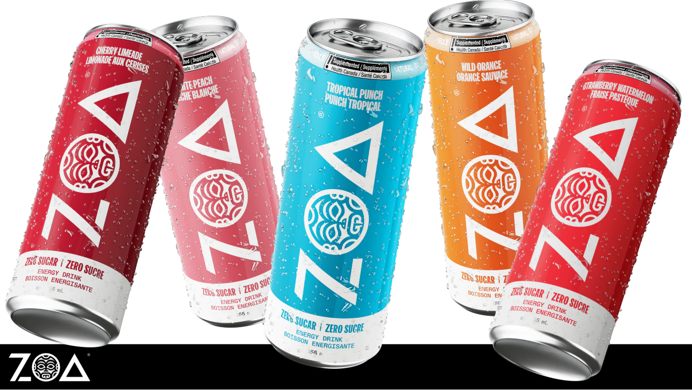 ZOA ENERGY EXPANDS INTO BRICK-AND-MORTAR STORES ACROSS CANADA WITH NEW VISUAL IDENTITY, AND ADDITIONAL FLAVORS